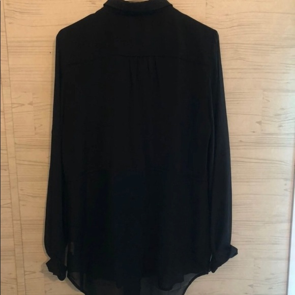 Free People sheer split back top - Picture 5 of 5